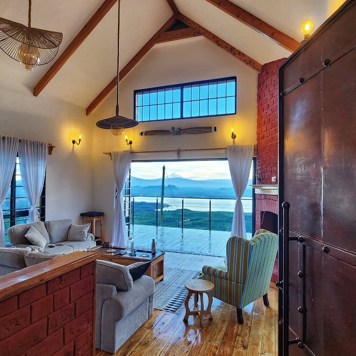 Poolside resort villa